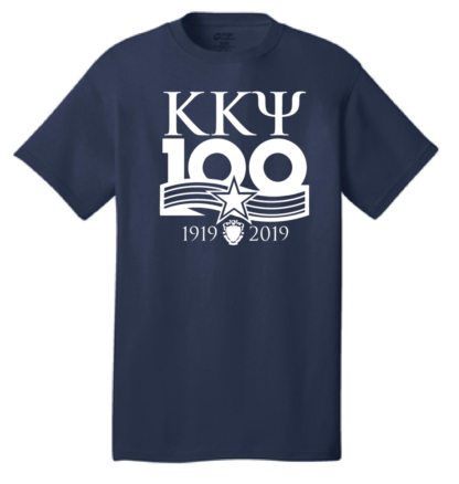 kkpsi 100 navy shirt