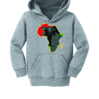 Africa Panther Hoodie Gry