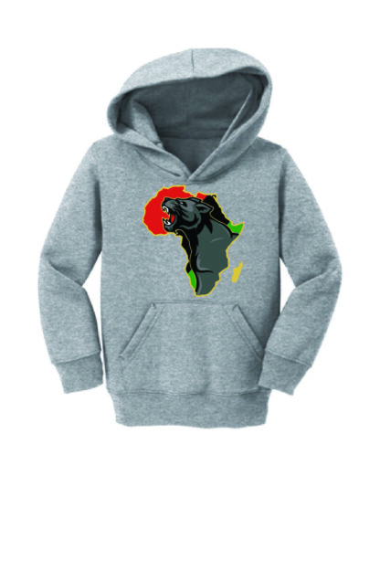 Africa Panther Hoodie Gry