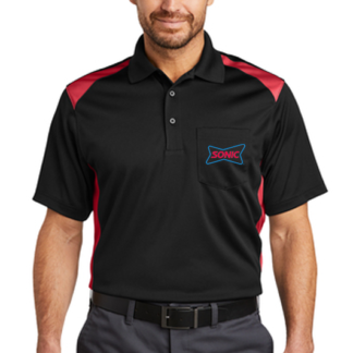 sonic blkred polo