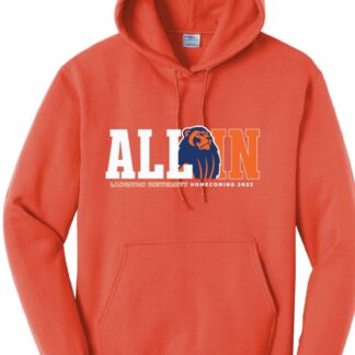 allin orange hoodie