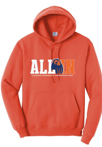allin orange hoodie